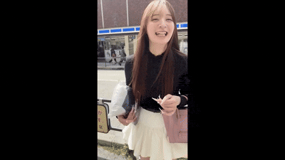 【完全顔出し】ハーフ美女コンカフェ嬢と制服デート